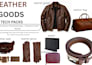 design leather goods for belt tech pack and jacket  design